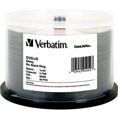 Verbatim 8X Shiny Silver DVD+R/50PK
