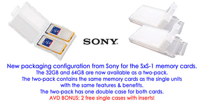 Sony 32GB SxS-1 Memory Card/2PK