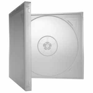 Art Deco Style Disc Polybox without Sleeve -Clear