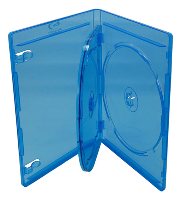 Blu-ray 3 Disc Case Full Sleeve - Blue