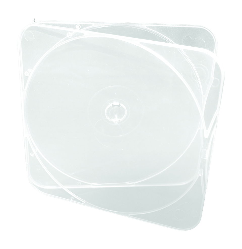 Clear Slimline ClamShell for CDR - Square