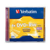 Verbatim 4X Rewritable Branded DVD+R/Jewel - Carton of 10