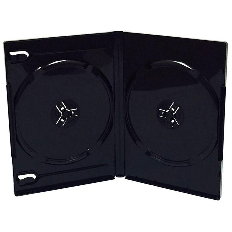 2 DVD Case Full Sleeve Black - Premium Quality - Carton of 100