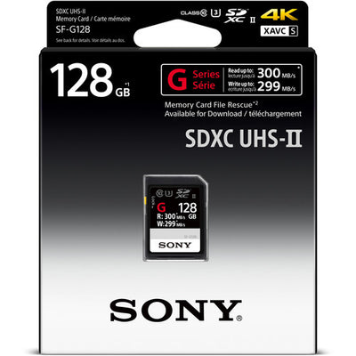 Sony 128GB Class 10 U3 UHS-II SDHC Memory Card - Carton of 5