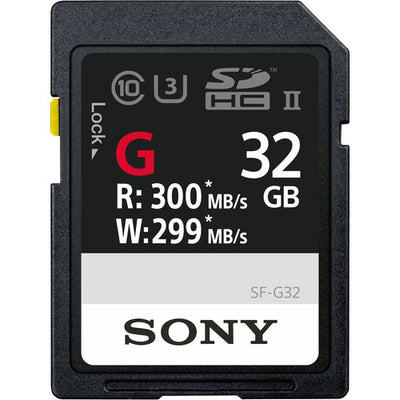 Sony 32GB Class 10 U3 UHS-II SDHC Memory Card - Carton of 5