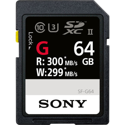 Sony 64GB Class 10 U3 UHS-II SDHC Memory Card - Carton of 5