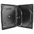 5 DVD Case Full Slv Black w/ Push Button Hub