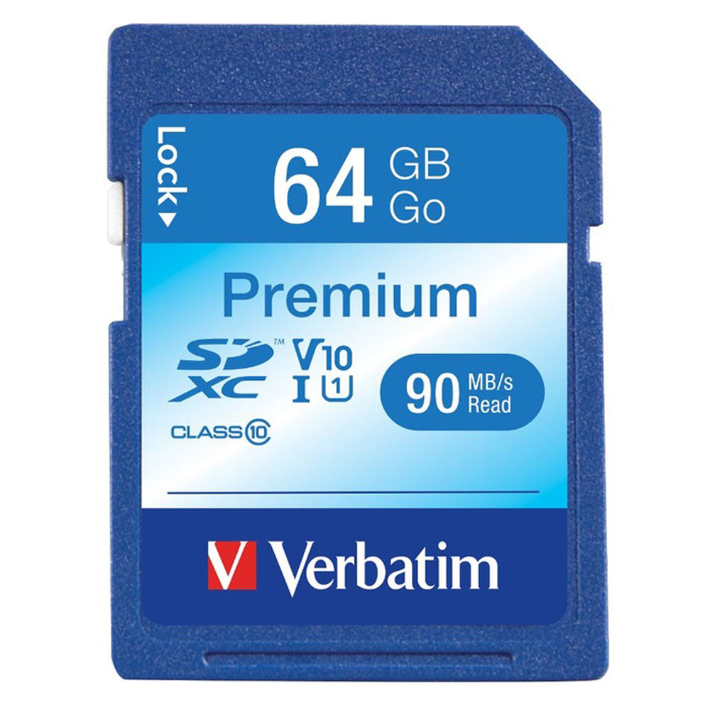 Verbatim 64GB UHS-I V10 U1 Class 10 SDXC Card