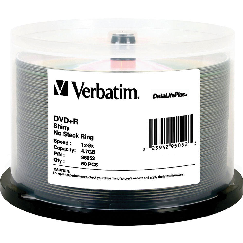 Verbatim 8X Shiny Silver DVD+R/50PK