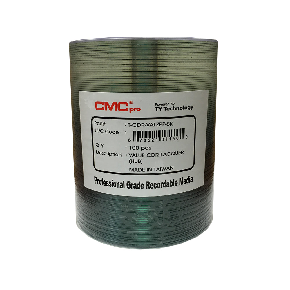 CMC Pro 80min 48X Value Shiny Silver Hub Printable CD-R - Carton of 600